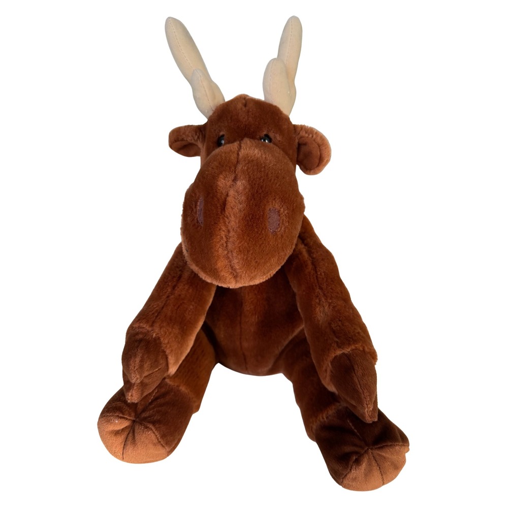 Kohls Cares Brown Moose Plush Stuffed Animal Soft Toy Woodland Forest Decor